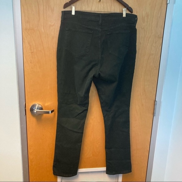 Nydj Sz 18 NOT YOUR DAUGHTERS JEANS Legging Super High Rise Long In Hunter Green - Picture 7 of 9